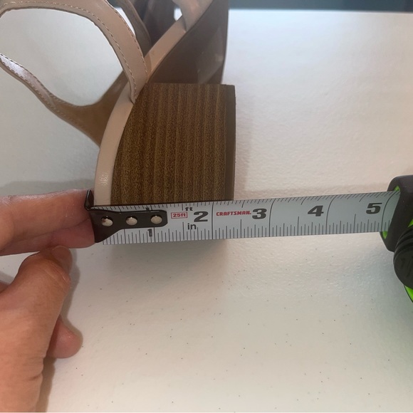 LC Lauren Conrad Fondant Women's Blush Memory Foam Wedge Heeled Sandals Size 9 - Picture 3 of 16